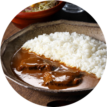 千屋牛炭火炙り牛カレー