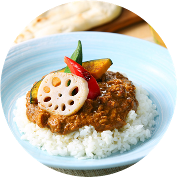 ころころチキンキーマカレー